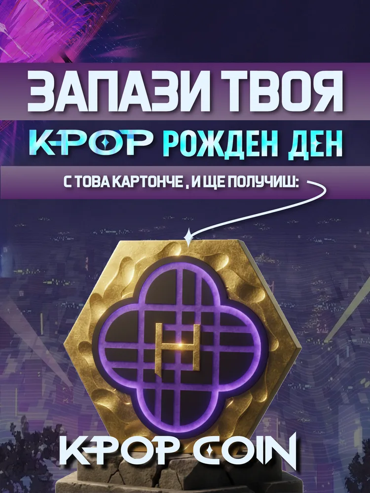 K-pop рожден ден във VR Varna — покана с K-pop лабкойн